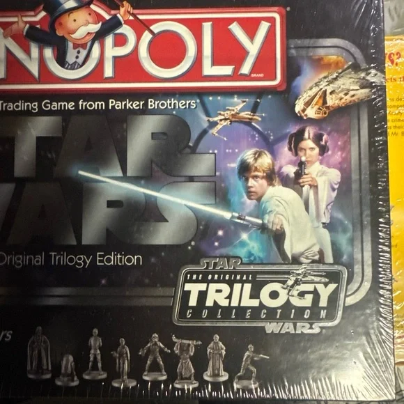 2005 Monopoly Star Wars saga edition Trilogy Edition Board Game
